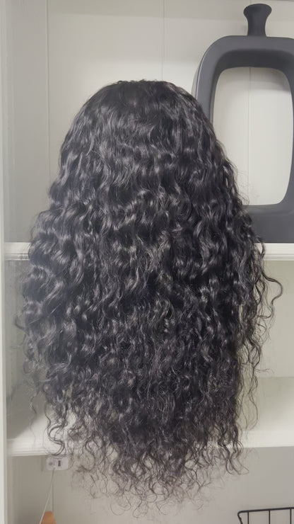 Natural blk Closure wigs